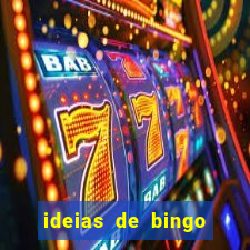 ideias de bingo para o natal